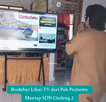 Kepala sekolah di Pandeglang viral. (instagram)